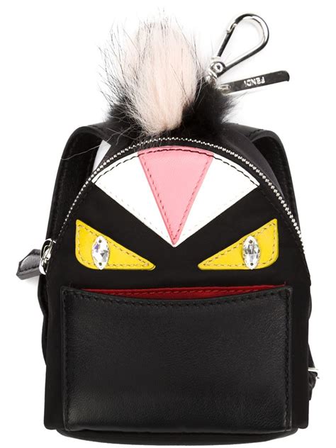 fendi keychain backpack|fendi luggage keyring.